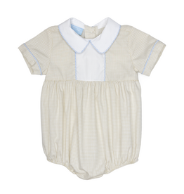 Charming Little One Light Tan Check Alex Bubble