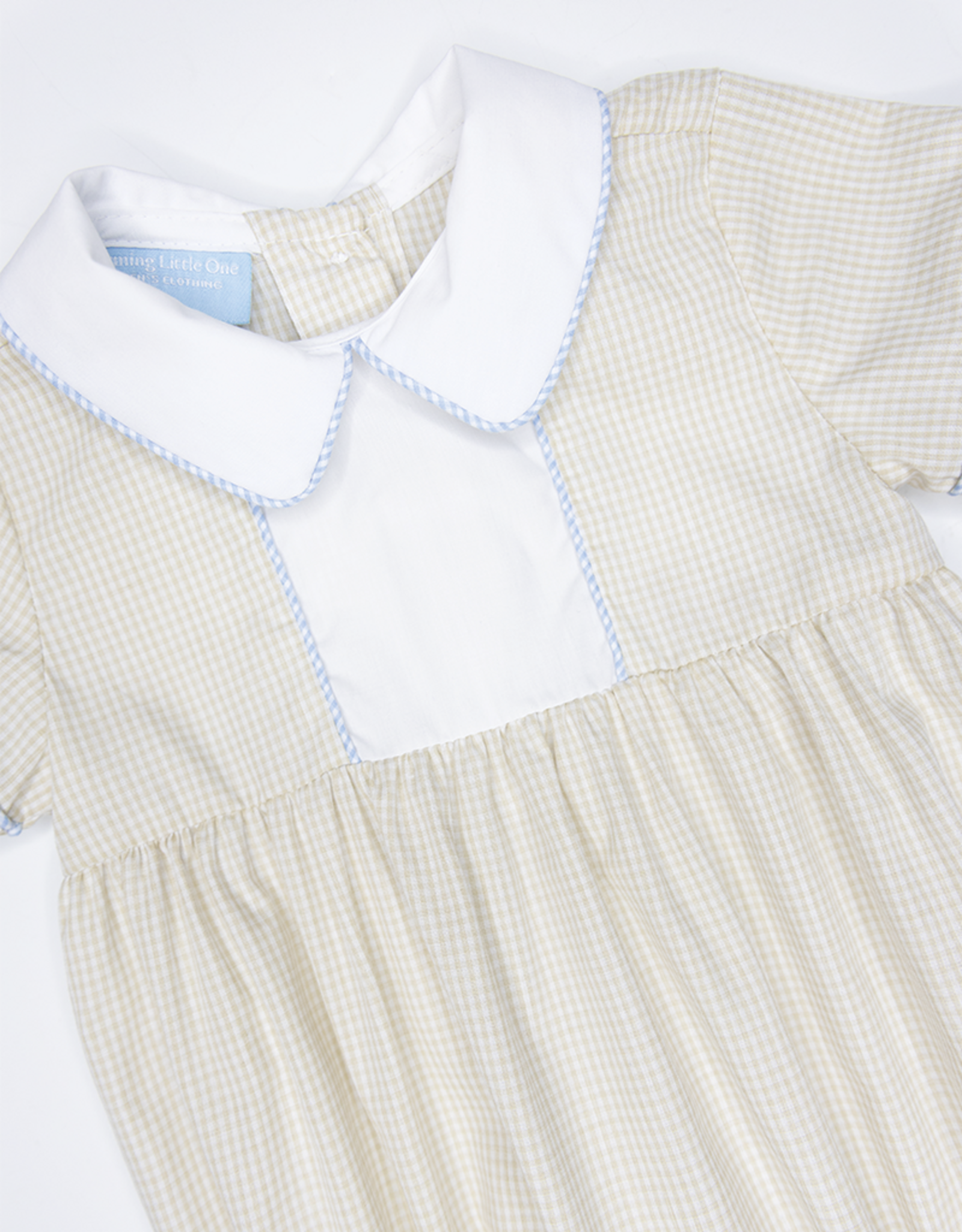 Charming Little One GQ1442 Light Tan Check Alex Bubble