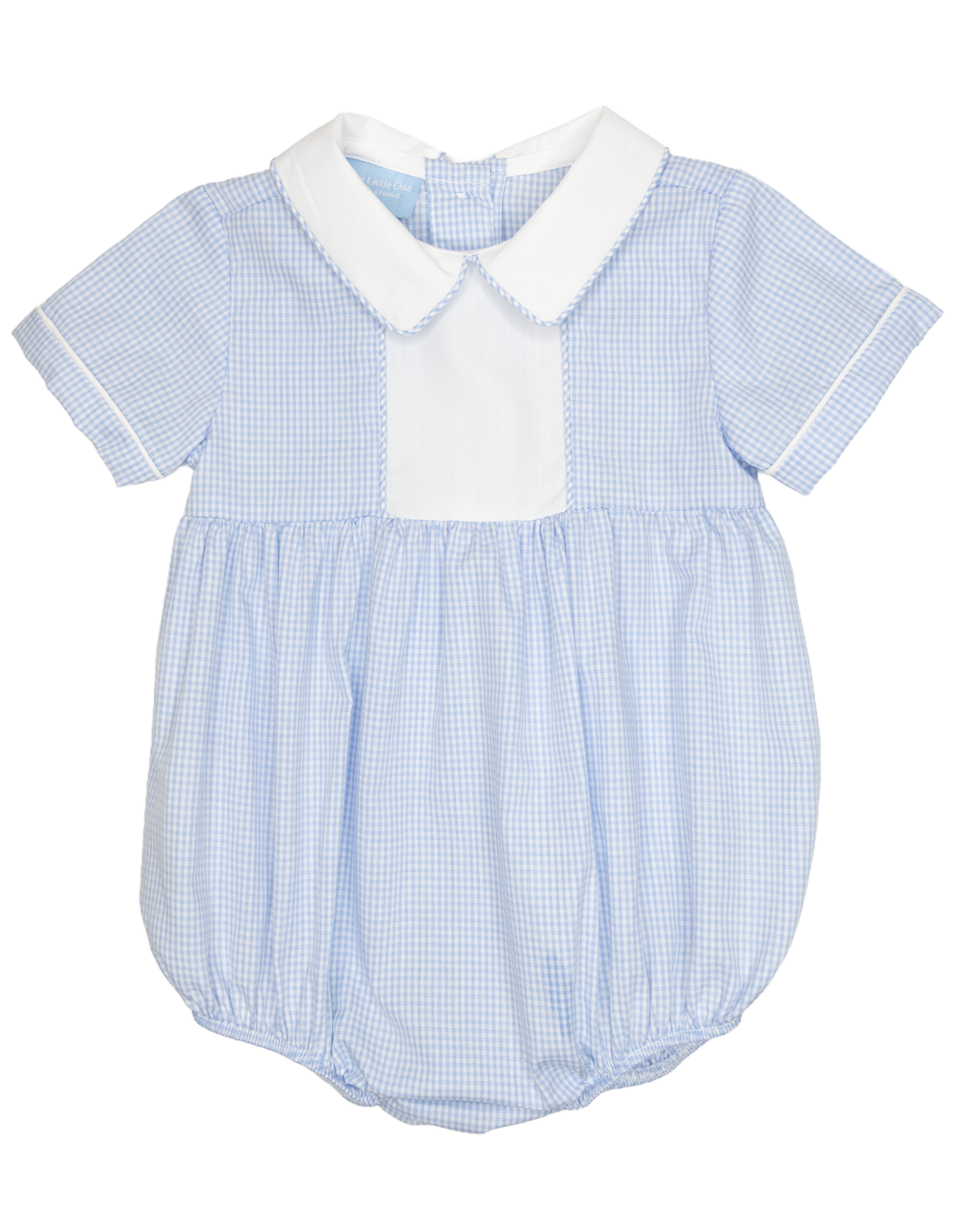 Charming Little One GQ1416 Blue Check Lukas Bubble