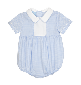 Charming Little One Blue Check Lukas Bubble