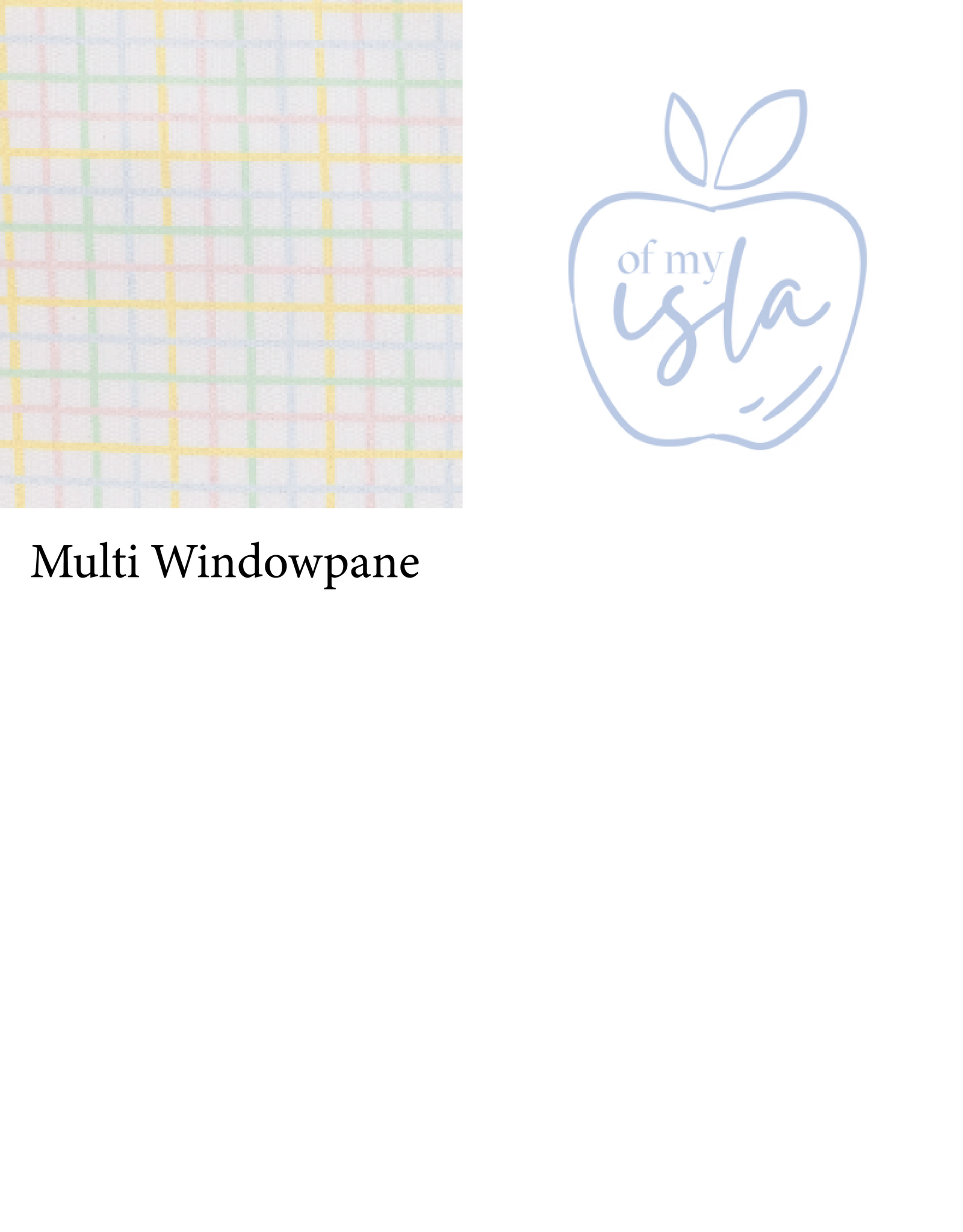 Apple of My Isla Laminated Dopp Kit