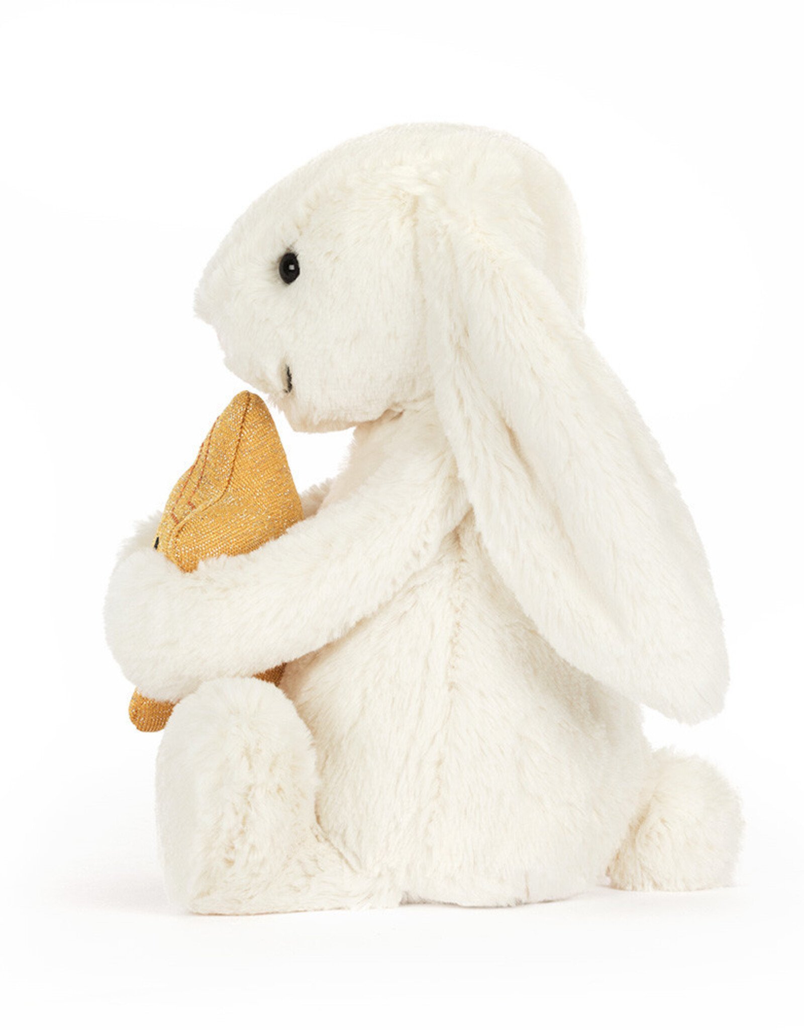 Jellycat Bashful Cream Bunny with Star