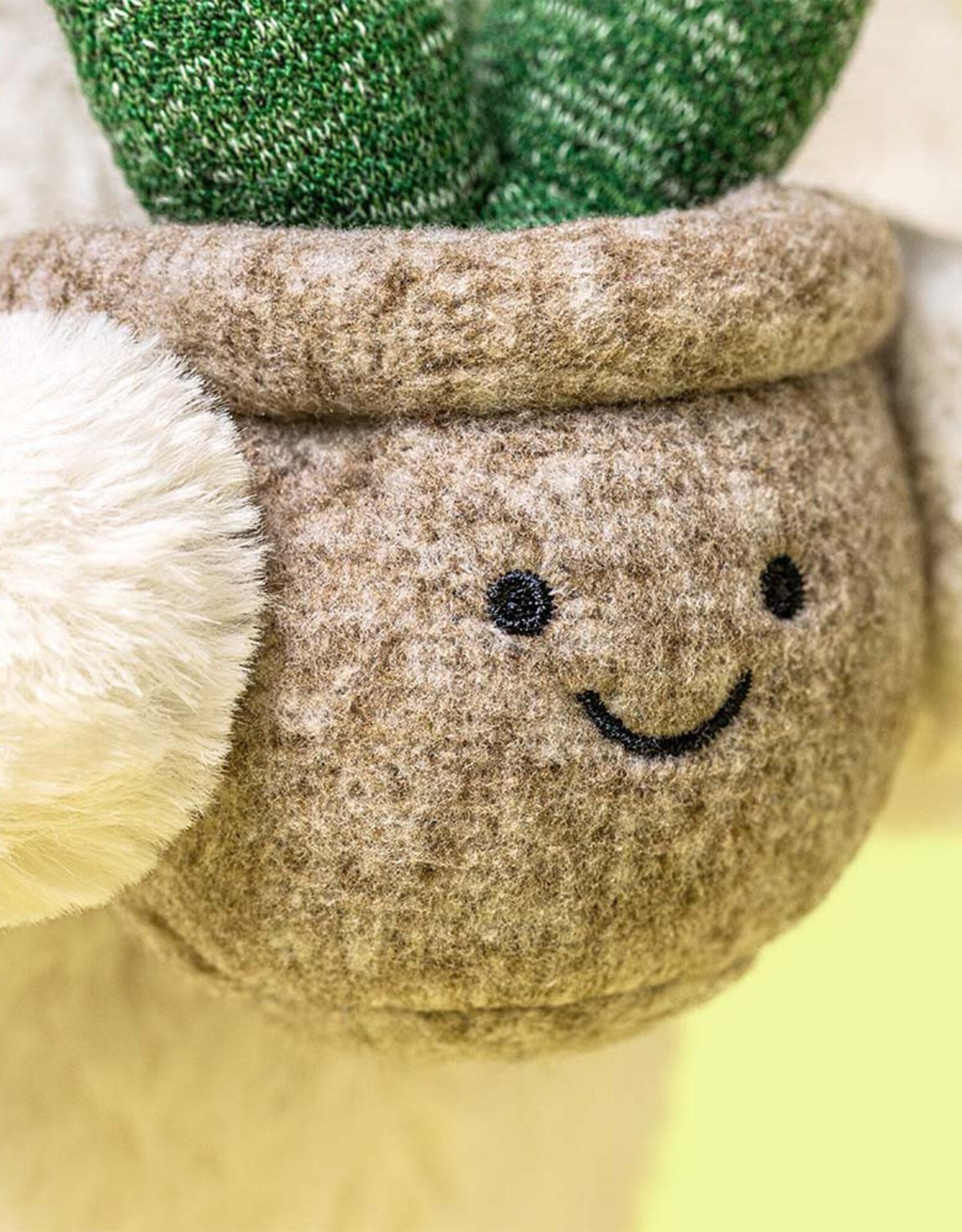 Jellycat Bashful Cream Bunny with Plant