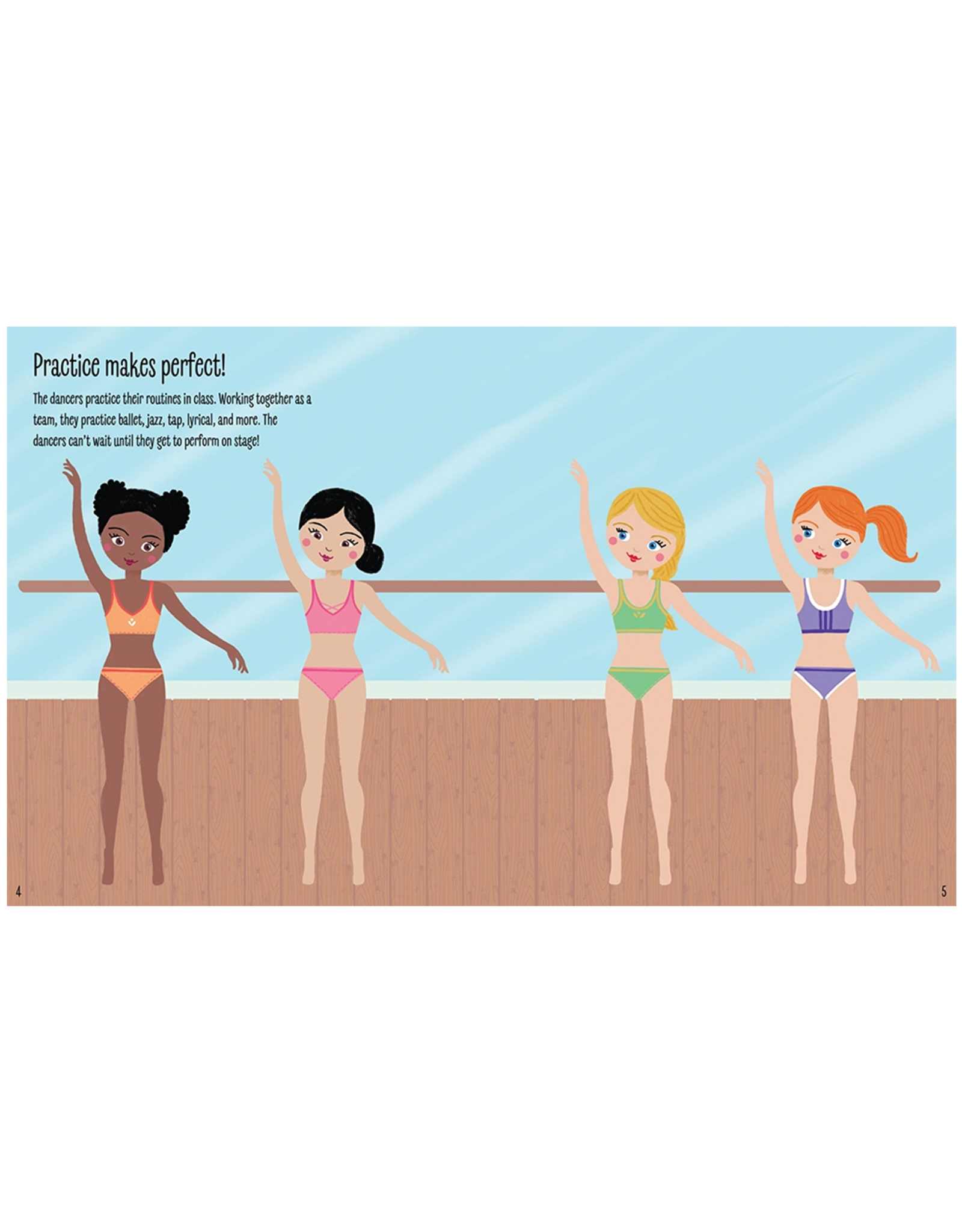 Sourcebooks My Sticker Dress Up: Dancers