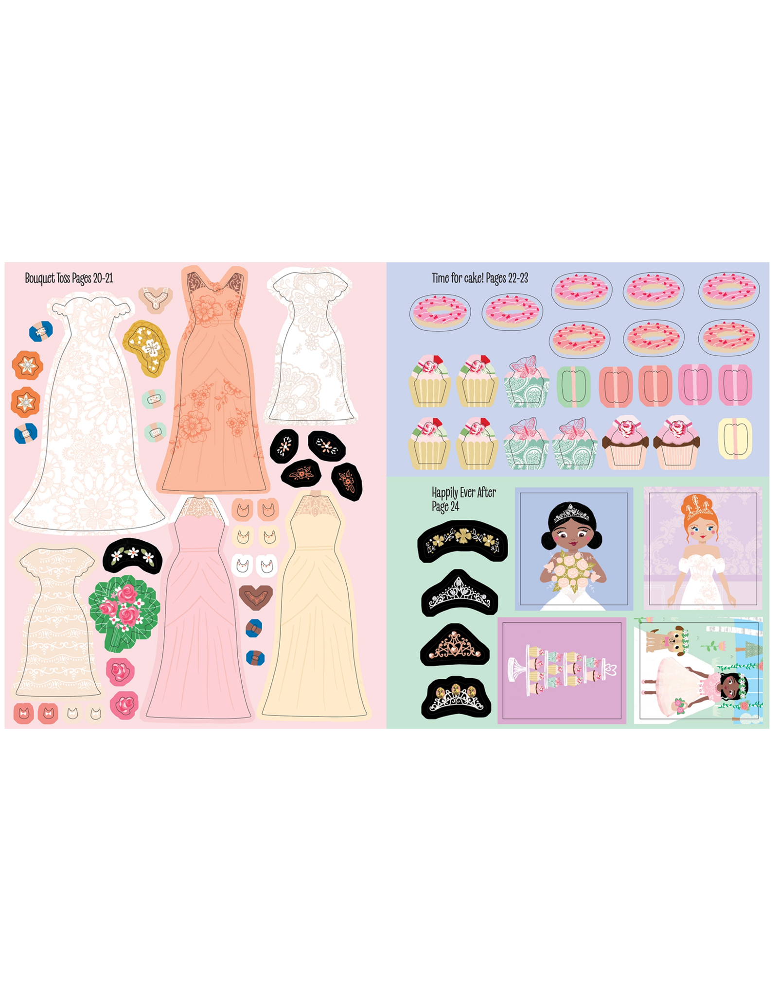 Sourcebooks My Sticker Dress Up: Flower Girls