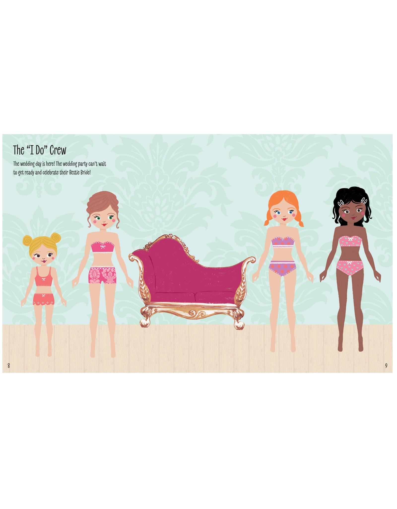 Sourcebooks My Sticker Dress Up: Flower Girls