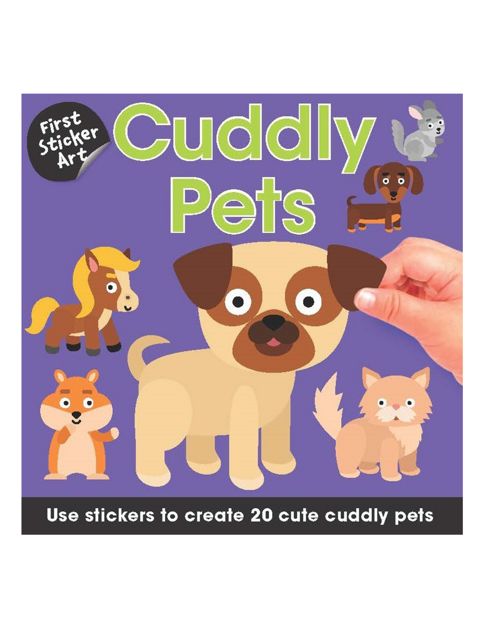 Sourcebooks First Sticker Art: Cuddly Pets