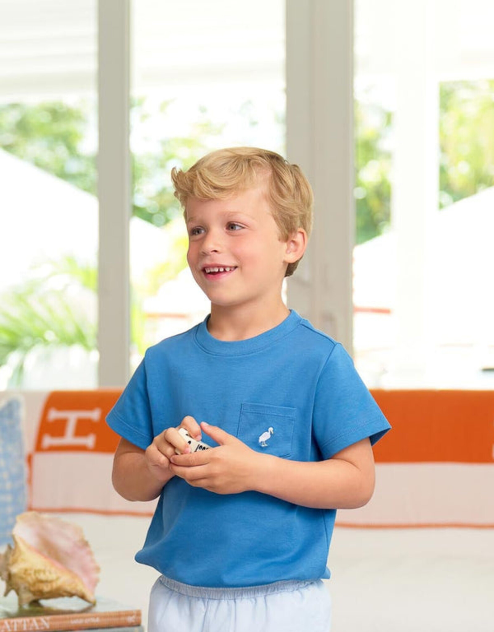 TBBC Carter Crewneck Wood Boat Blue