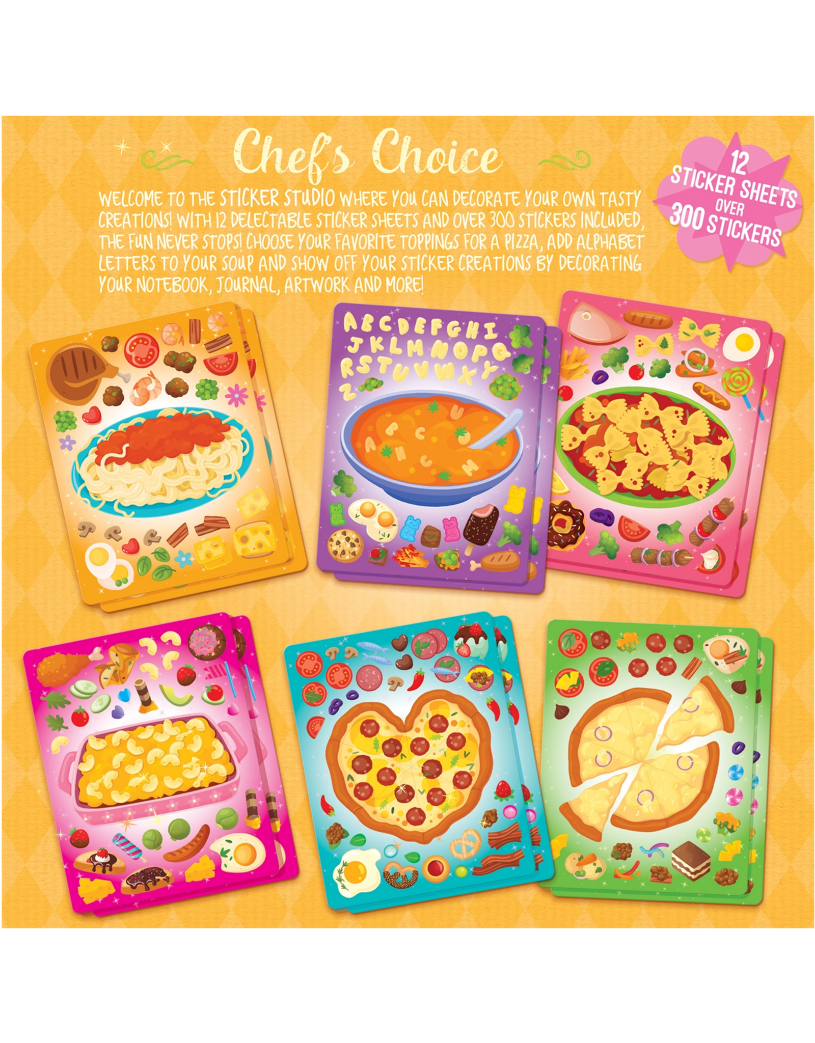 The Piggy Story Sticker Studio Decorate Your Own Chef's Choice Pizza