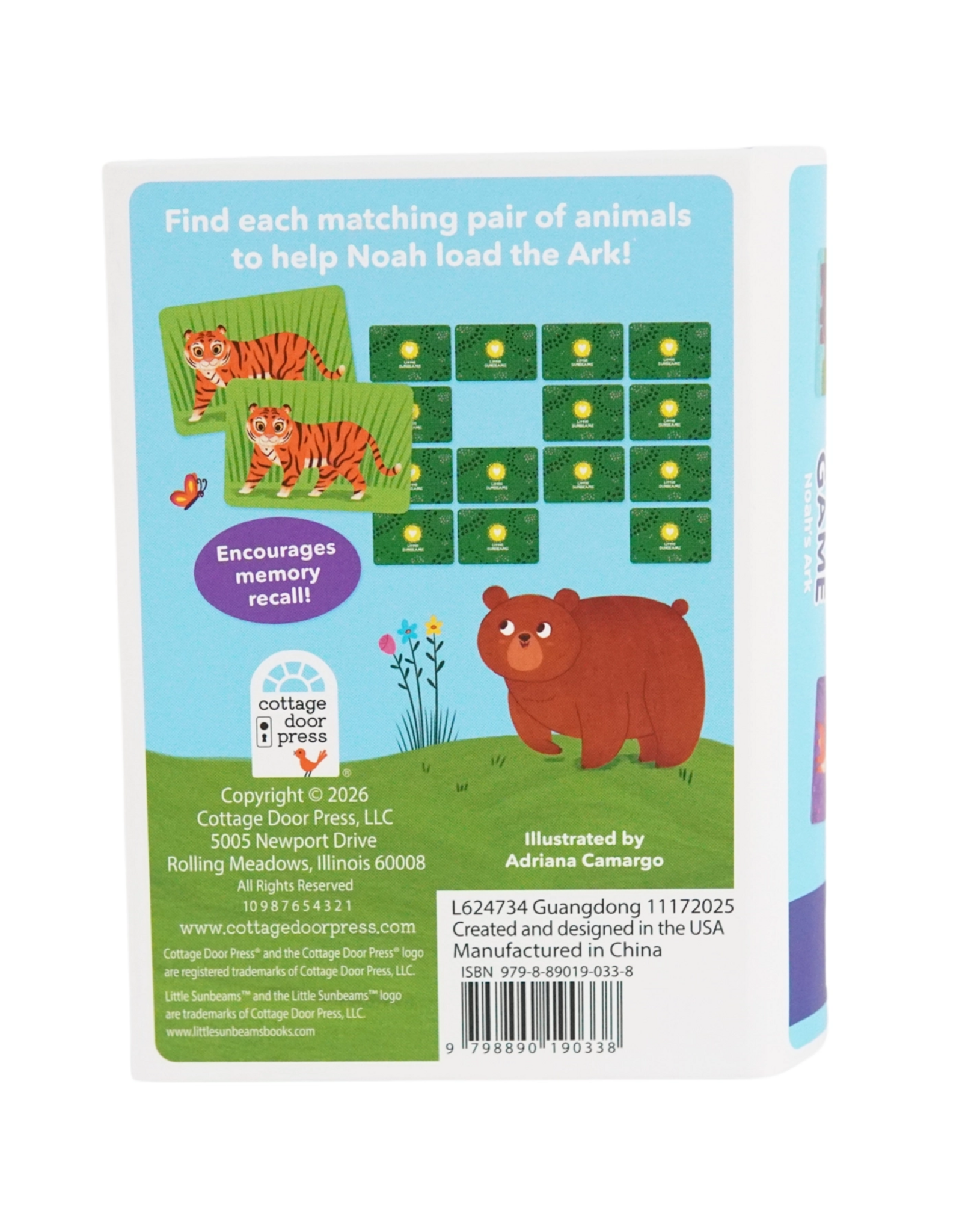 Cottage Door Press Noah's Ark Memory Match Game