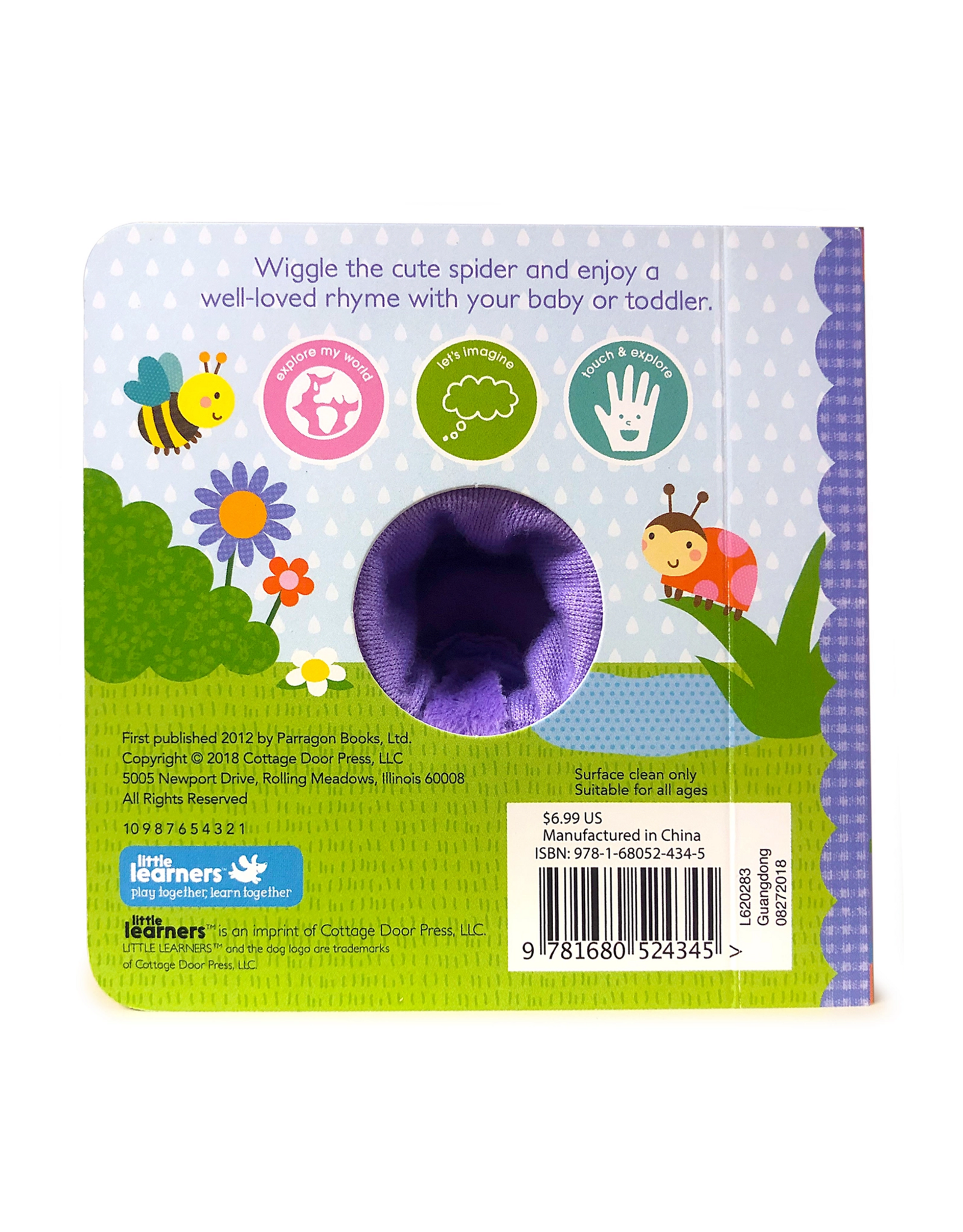 Cottage Door Press Itsy Bitsy Spider Finger Puppet Book