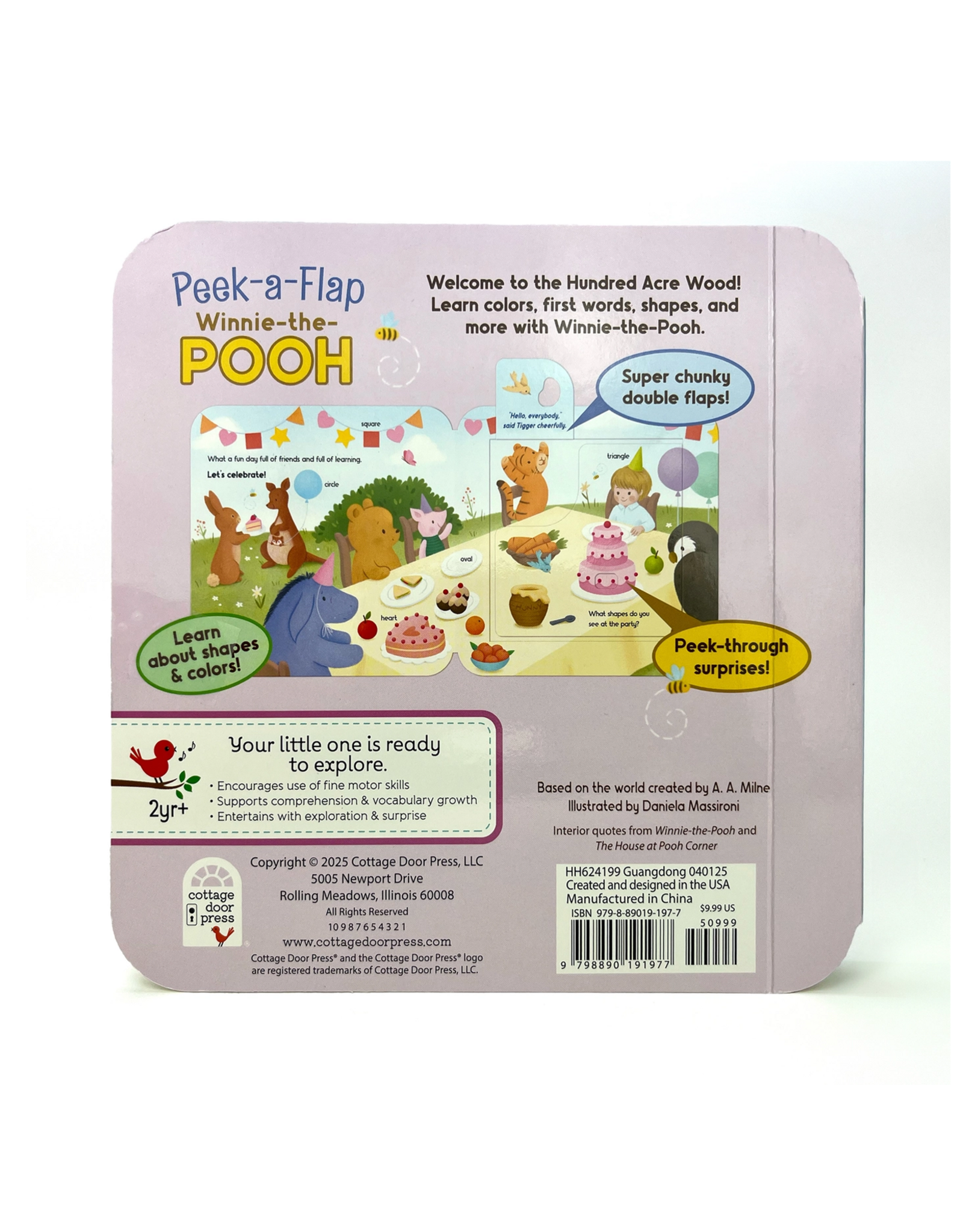 Cottage Door Press POOH Peek A Flap Board book