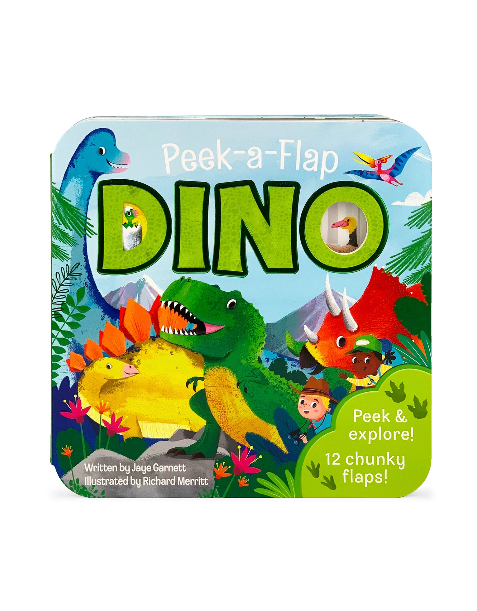 Cottage Door Press DINO Peek A Flap Board book