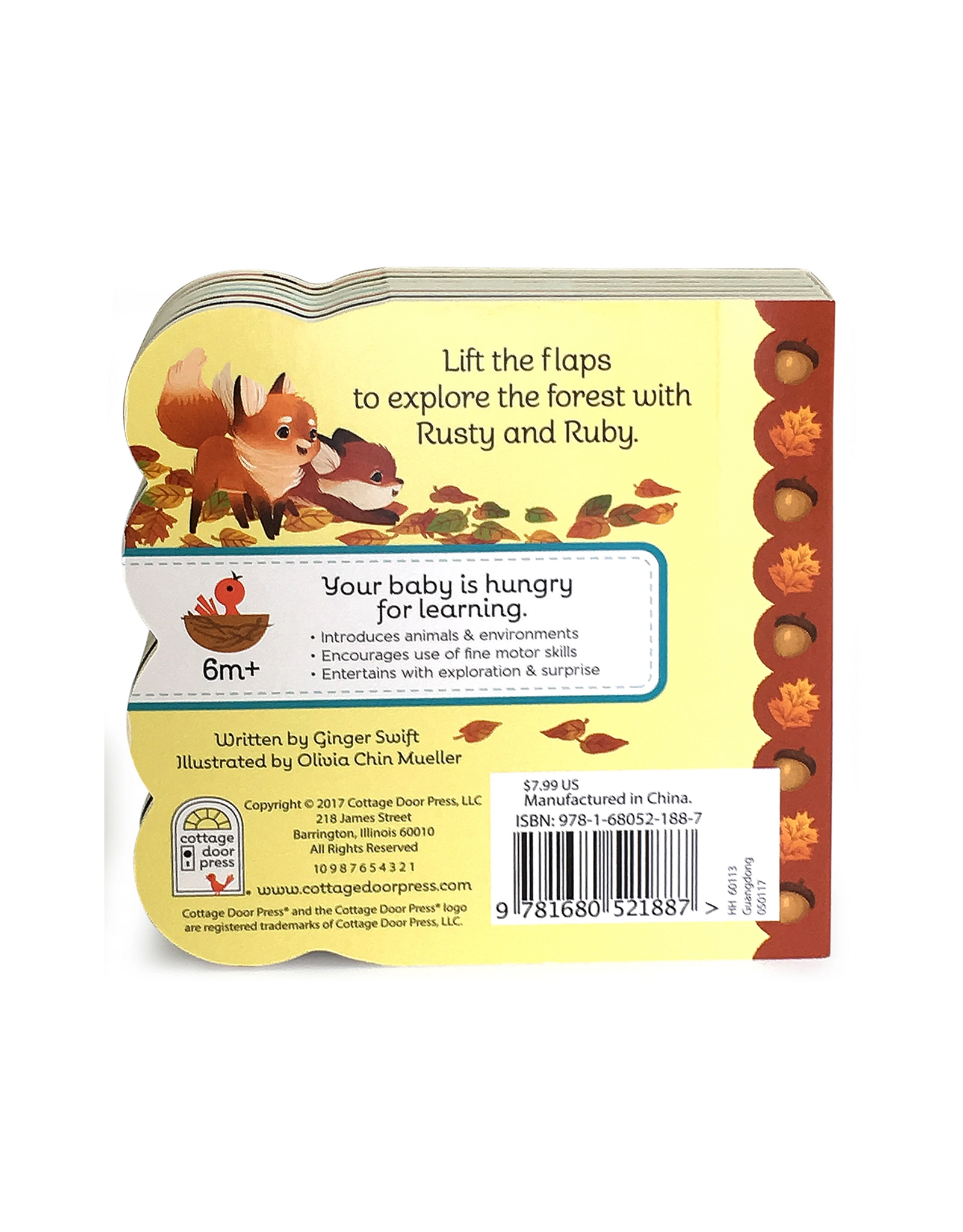 Cottage Door Press Babies in the Forest Chunky Lift-a Flap Board book