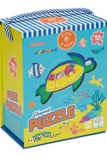 Floss and Rock Ocean 12 pc Shaped Puzzle