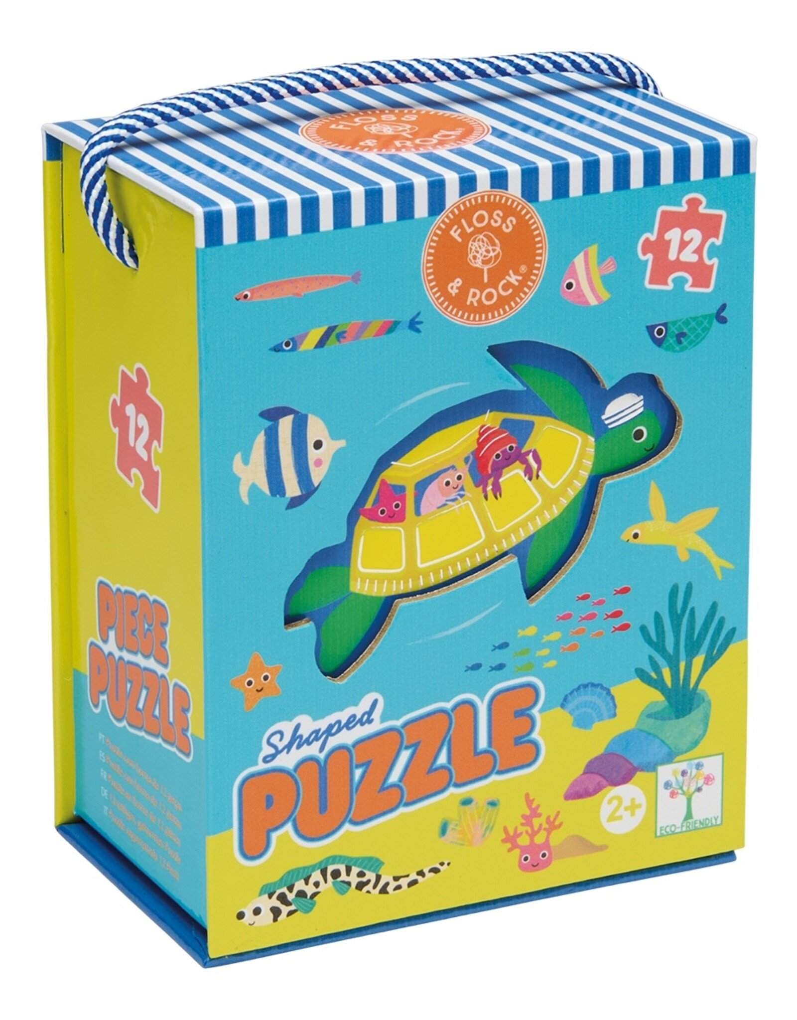 Floss and Rock Ocean 12 pc Shaped Puzzle
