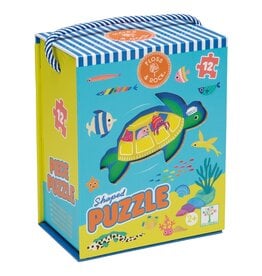 Floss and Rock Ocean 12 pc Shaped Puzzle