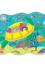 Floss and Rock Ocean 12 pc Shaped Puzzle
