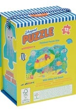 Floss and Rock Ocean 12 pc Shaped Puzzle