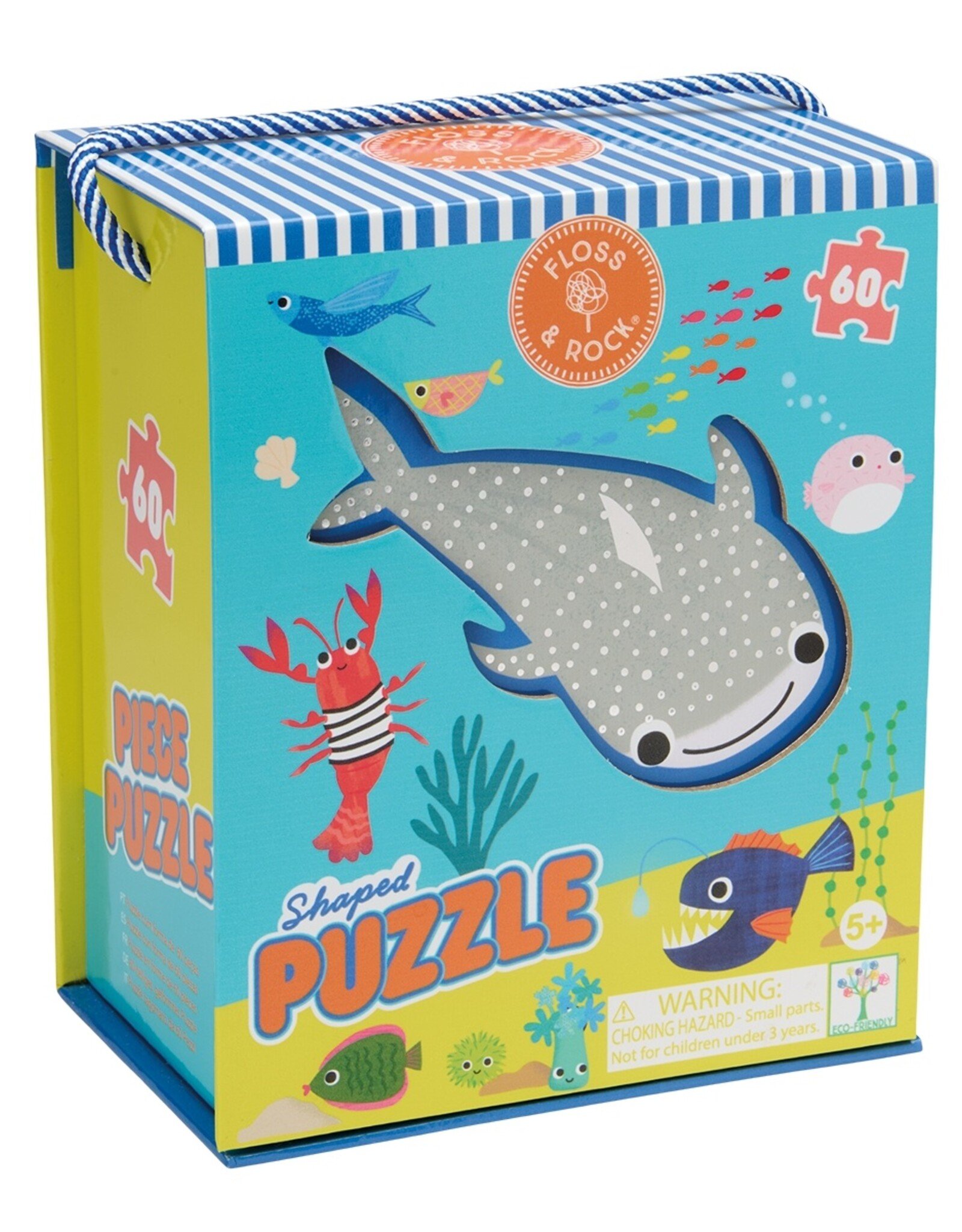 Floss and Rock Ocean 60 pc Shaped Puzzle
