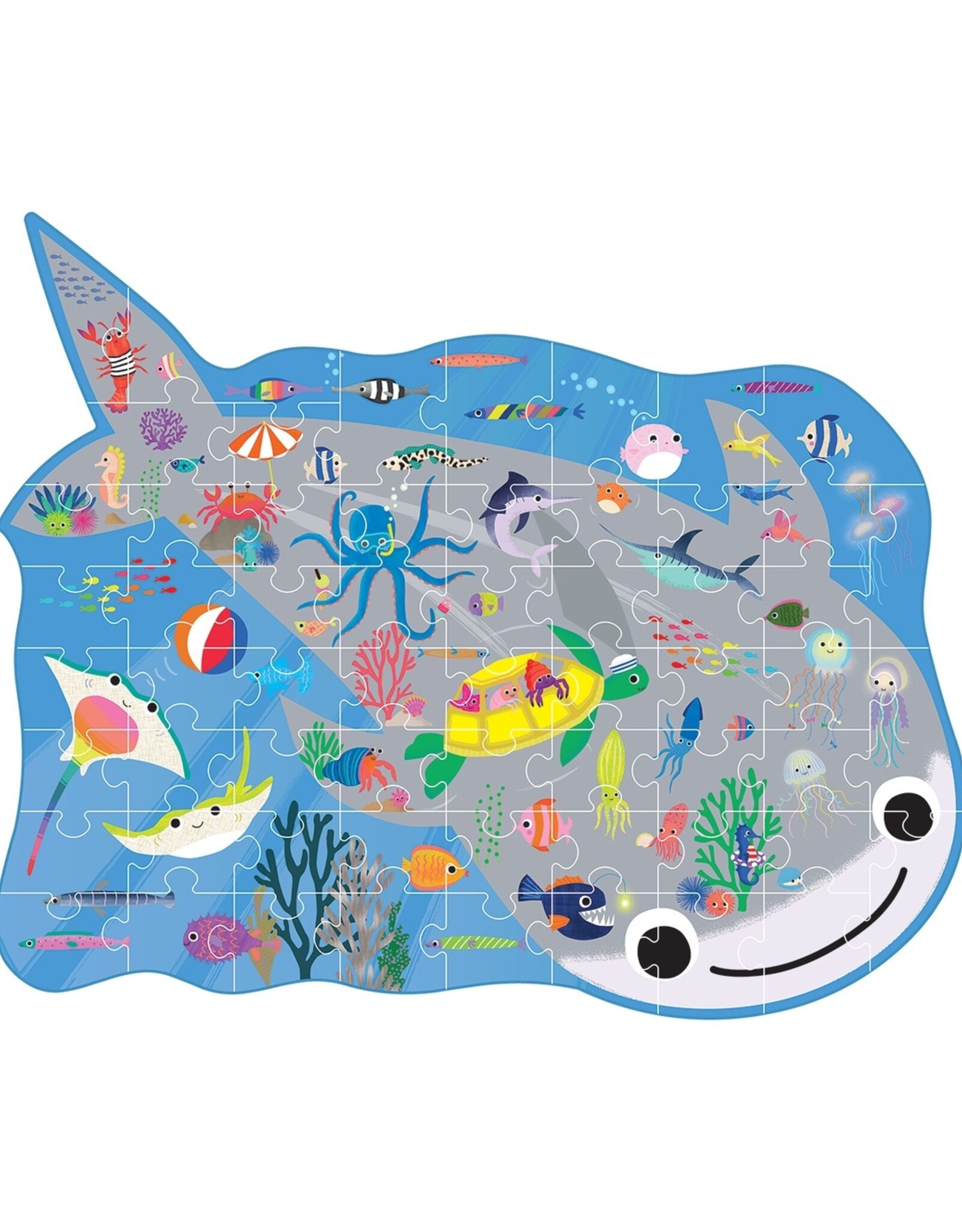 Floss and Rock Ocean 60 pc Shaped Puzzle