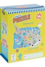 Floss and Rock Ocean 60 pc Shaped Puzzle