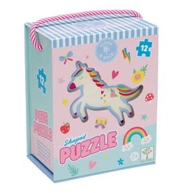 Floss and Rock Rainbow Fairy 12 pc Shaped Puzzle