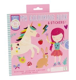 Floss and Rock Scribble Sniffs Coloring Book Rainbow Fairy