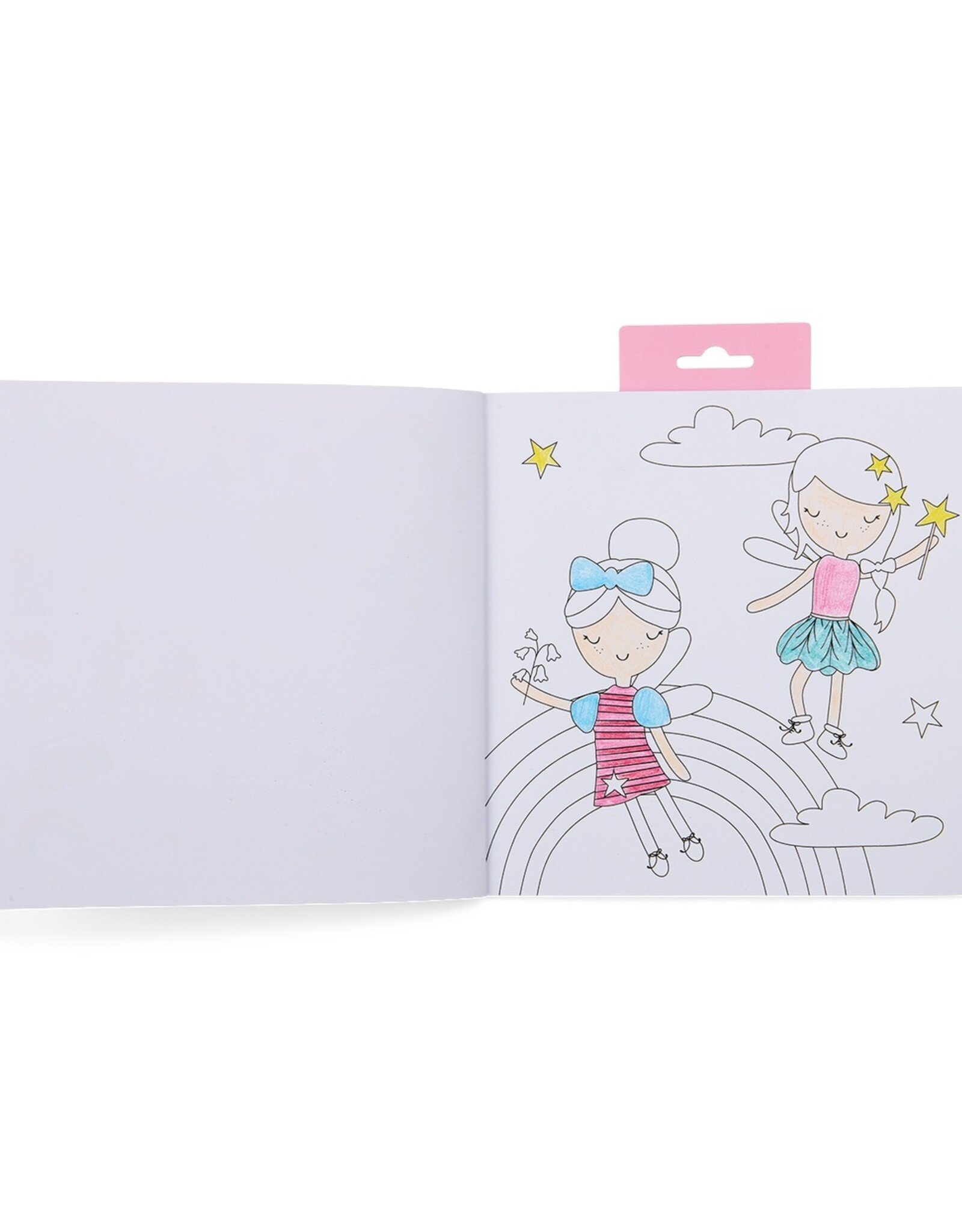 Floss and Rock Scribble Sniffs Coloring Book Rainbow Fairy