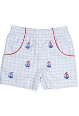 Zuccini ZEU26 Sailboat Embroidered Short