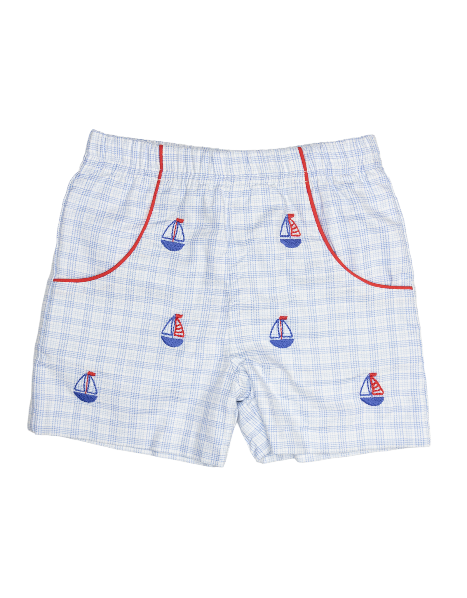 Zuccini ZEU26 Sailboat Embroidered Short