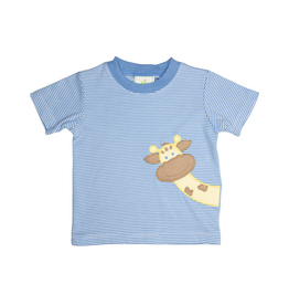 Zuccini Blue Giraffe Shirt (12 Month)