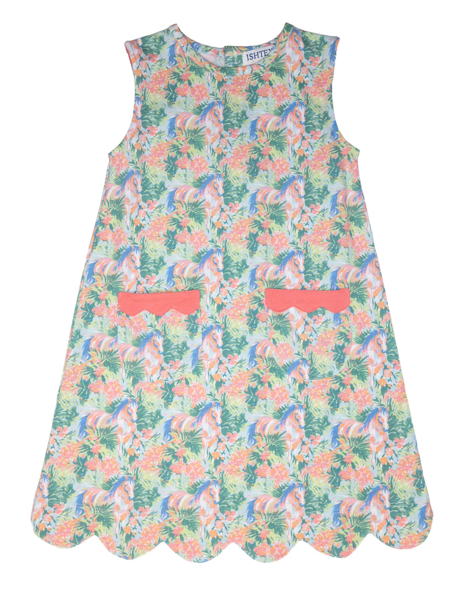 Ishtex 6S109 Horse Print Dress