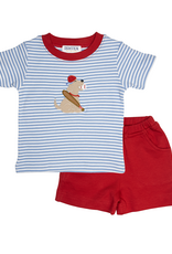 Ishtex 6S024 Baseball Dog Short Set