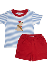 Ishtex 6S024 Baseball Dog Short Set