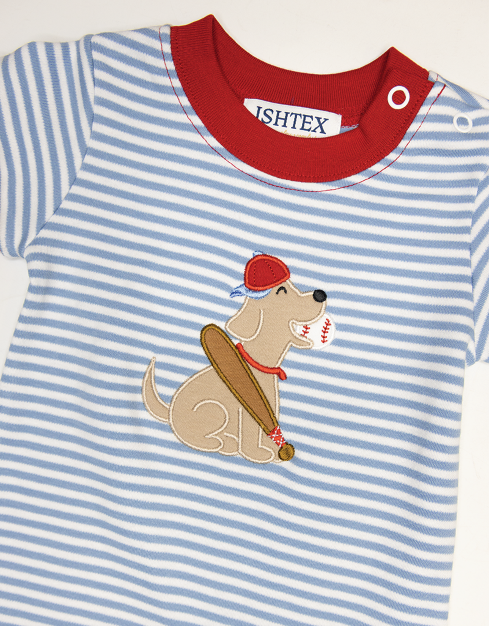Ishtex 6S023 Baseball Dog Romper