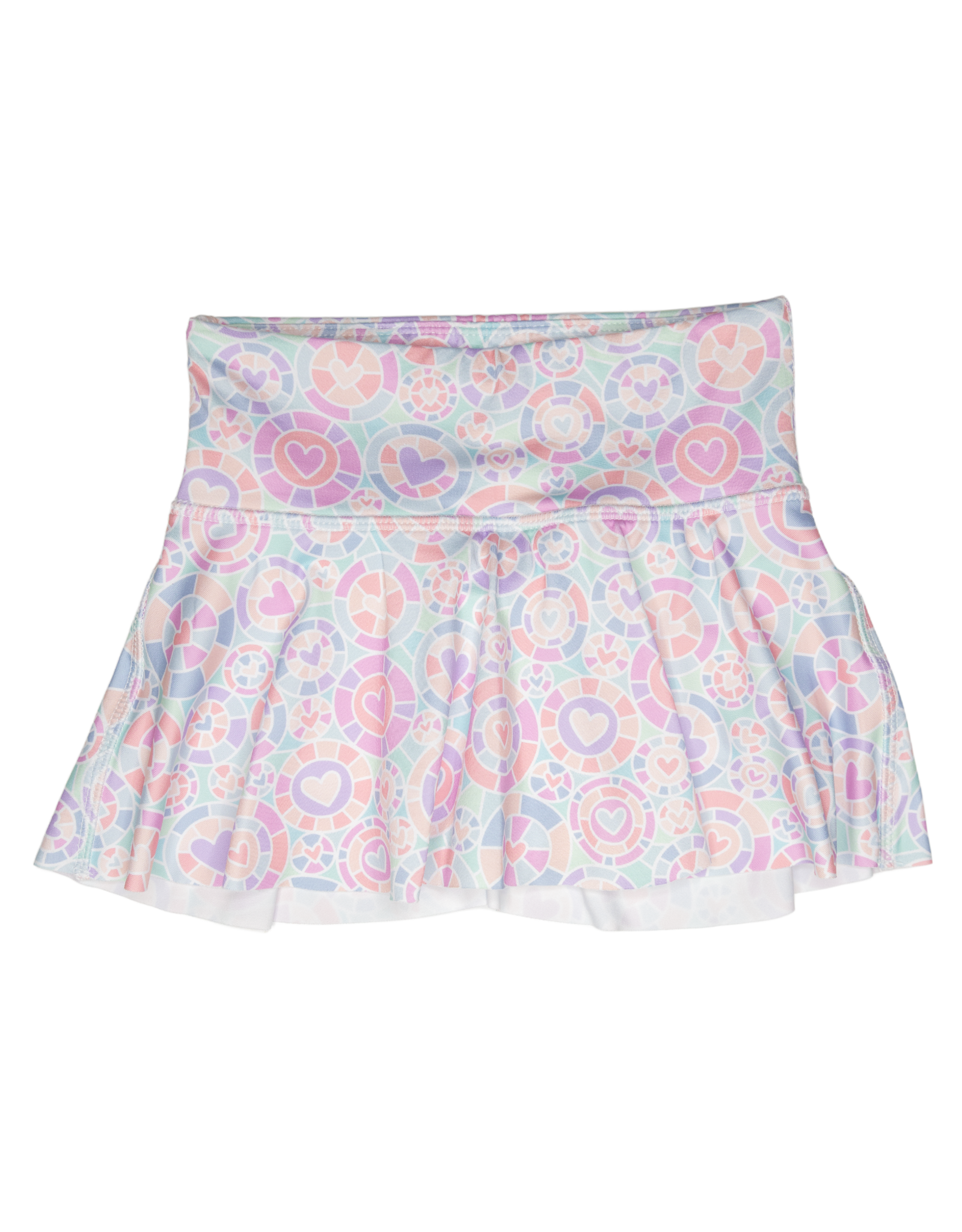 Honesty Kids 9247 Kalidescope Heart Skort