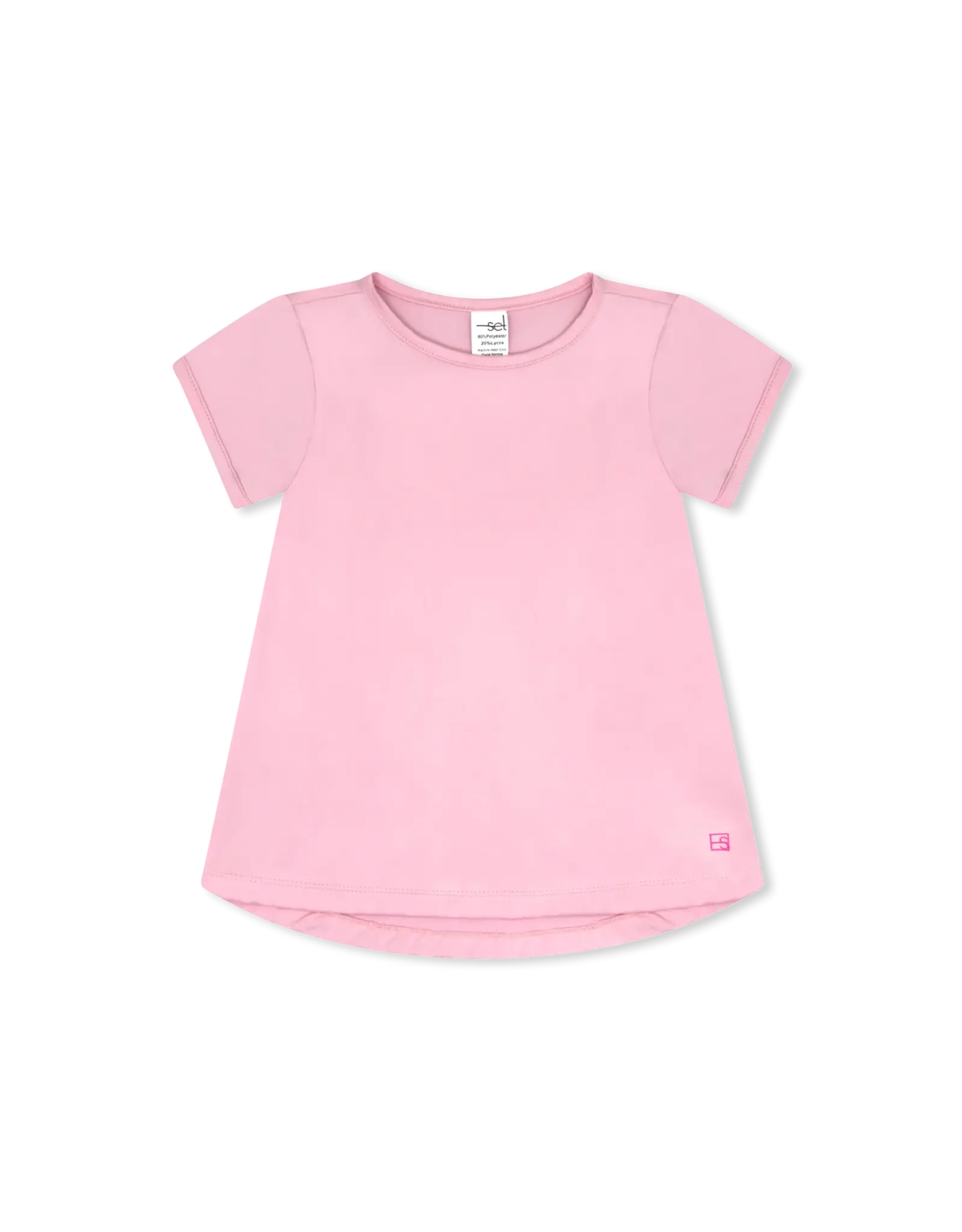 Set Athleisure Bridget Basic Tee Power Cotton Candy Pink
