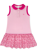 Set Athleisure Darla Dropwaist Dress Pink Petals