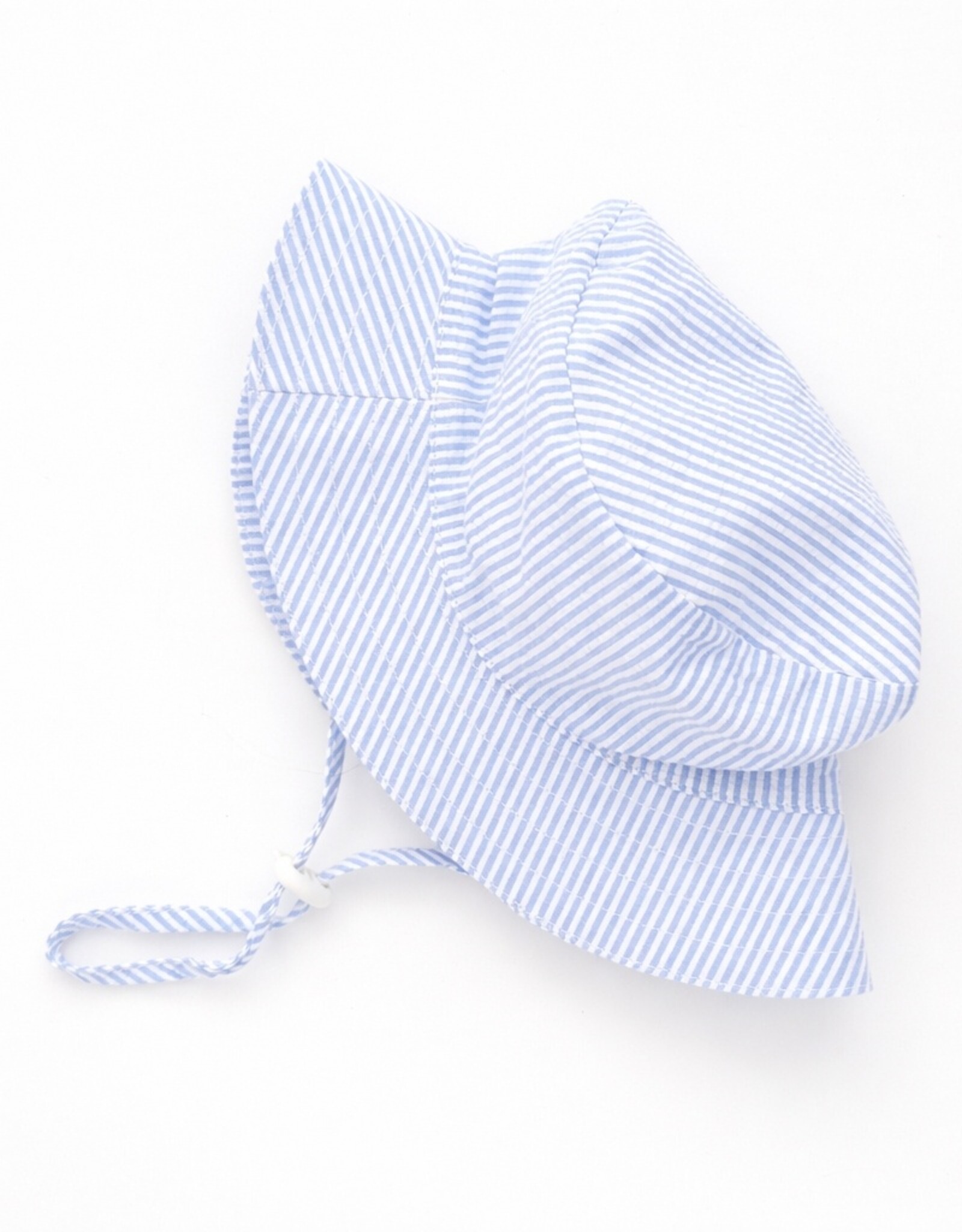 Huggalugs 1961 Blue Seersucker Bucket Hat