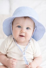 Huggalugs 1961 Blue Seersucker Bucket Hat