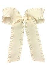 Beyond Creations CHEERDR9L Double Ruffle Streamer Bow