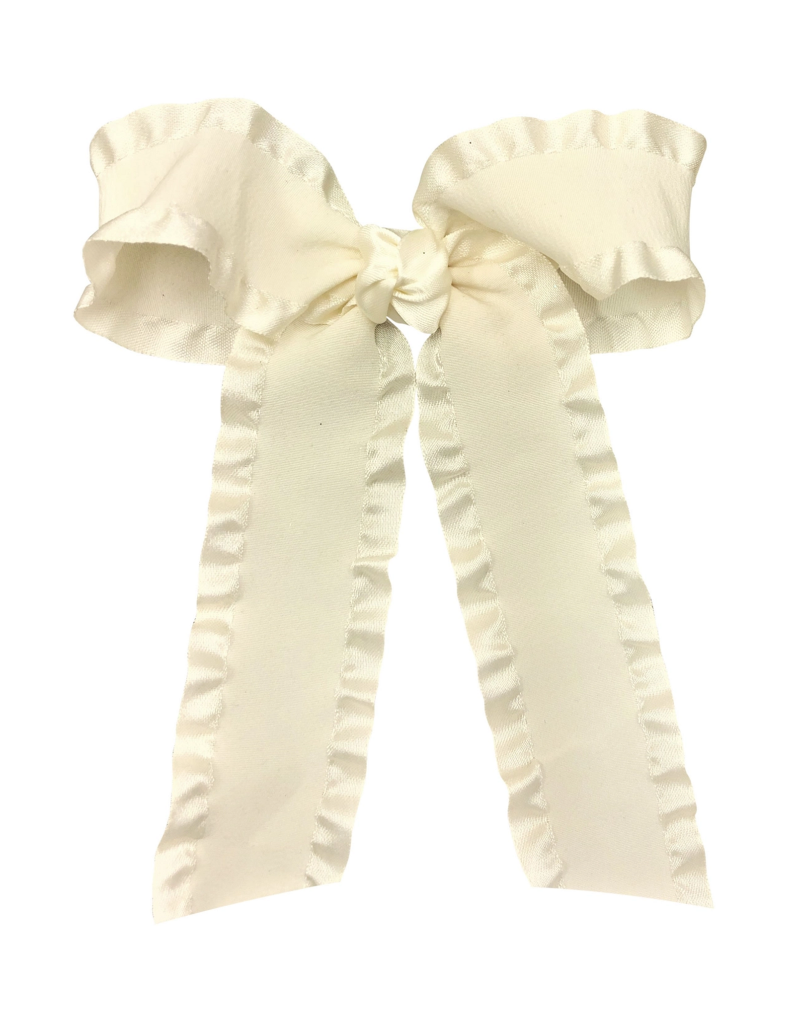 Beyond Creations CHEERDR9L Double Ruffle Streamer Bow