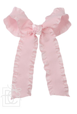 Beyond Creations CHEERDR9L Double Ruffle Streamer Bow