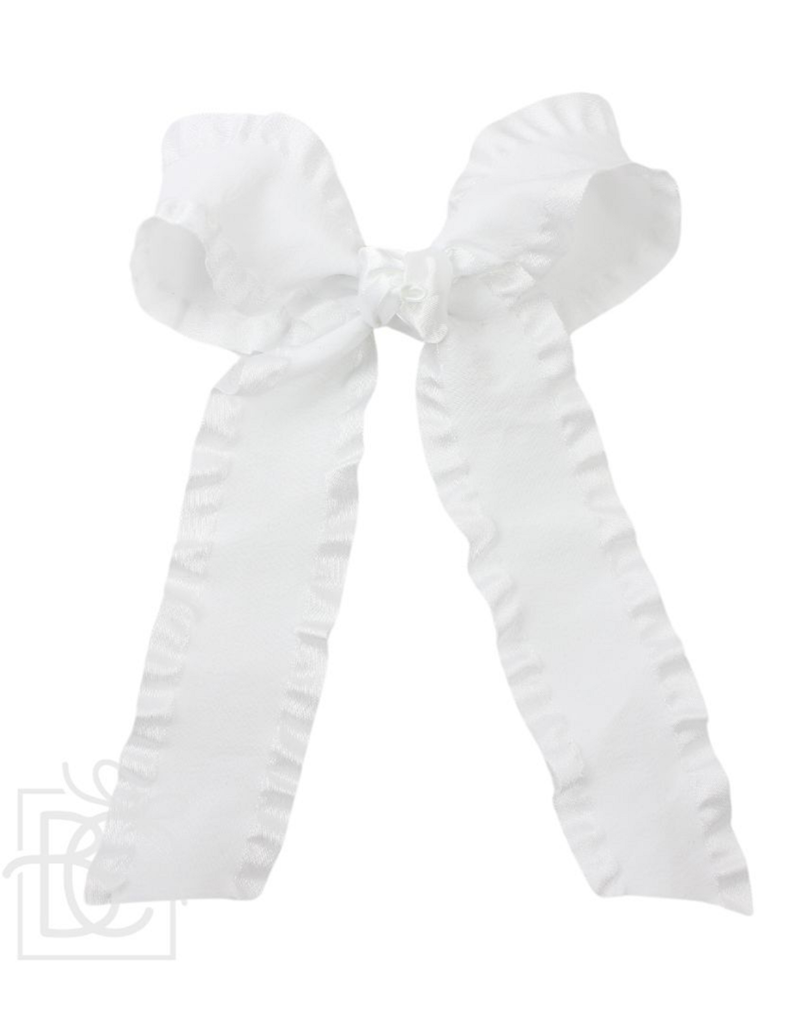 Beyond Creations CHEERDR9L Double Ruffle Streamer Bow