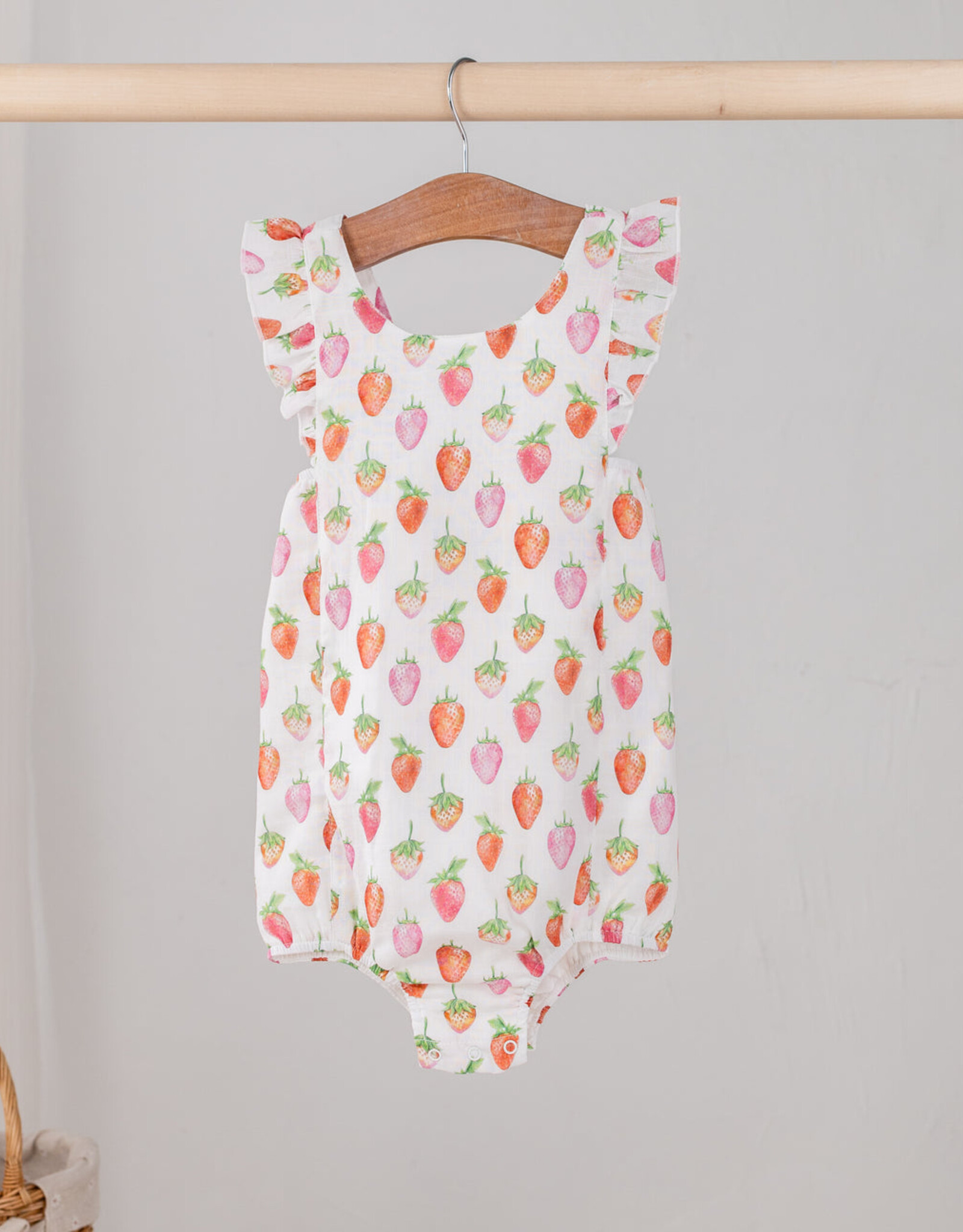 Nola Tawk Berry Cute Muslin Bubble Romper