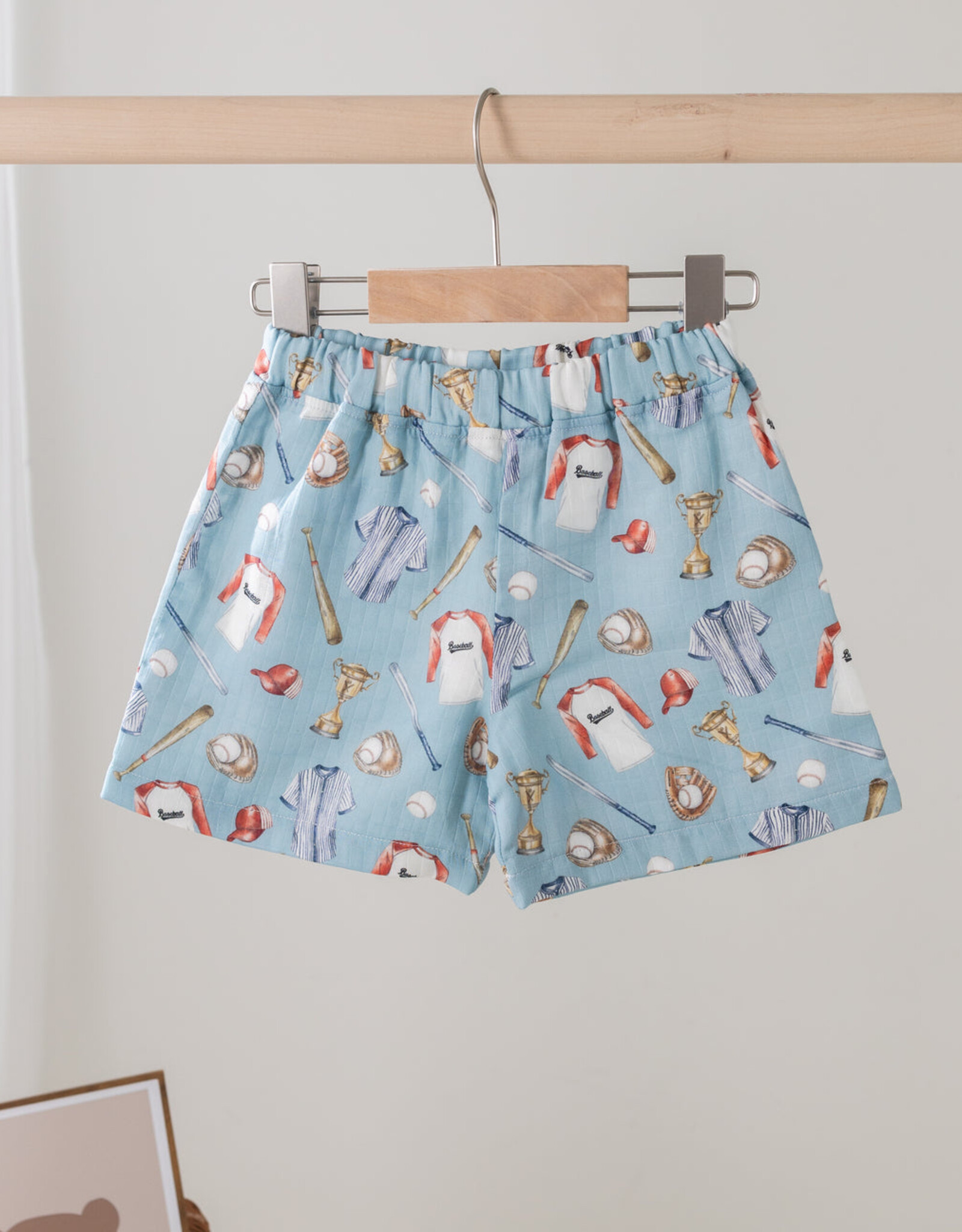 Nola Tawk Let's Play Ball  Muslin Short