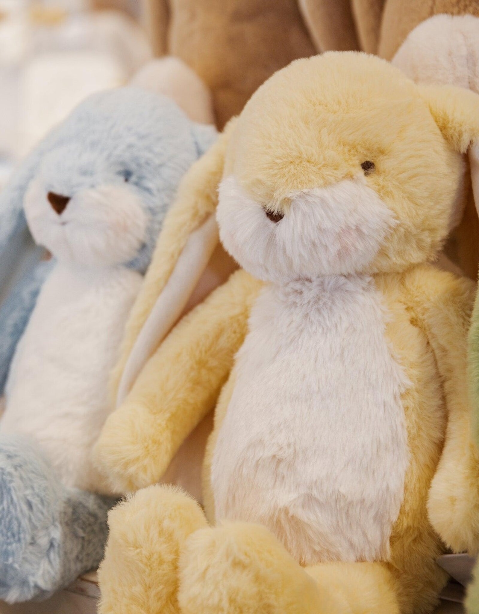 Bunnies By The Bay 190468 Little Nibble 12" Floppy Bunny Lemongrass