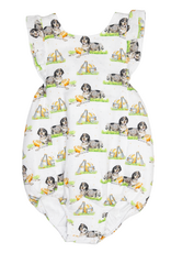 Nola Tawk Mascot Mania Tennessee Muslin Bubble Romper