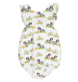 Nola Tawk Mascot Mania Tennessee Muslin Bubble Romper